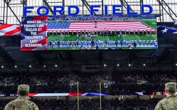Detroit Lions Honor Service Members During Salute To Service Week