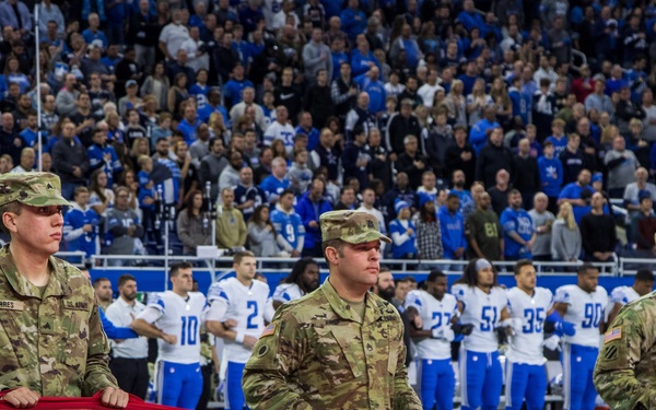 Detroit Lions Honor Service Members During Salute To Service Week