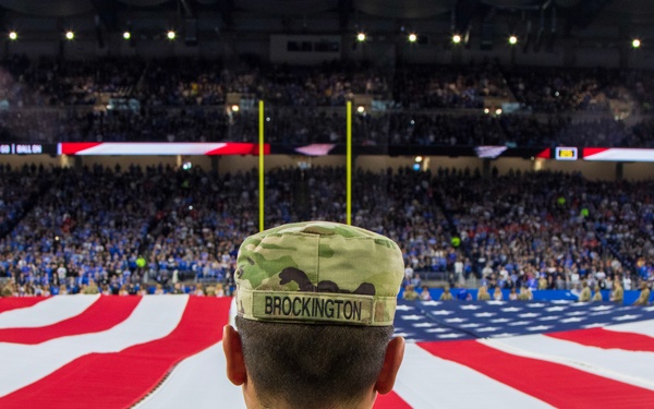 Detroit Lions Honor Service Members During Salute To Service Week