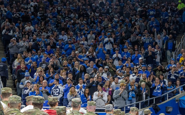 Detroit Lions Honor Service Members During Salute To Service Week