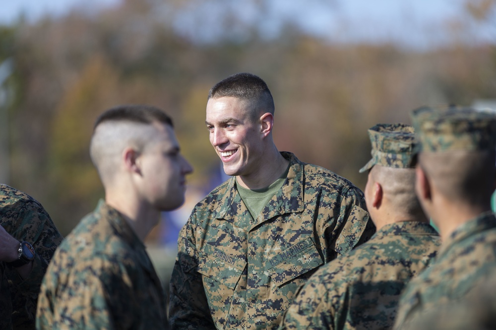 Noah Furbush graduates Marine Corps Officer Candidates School
