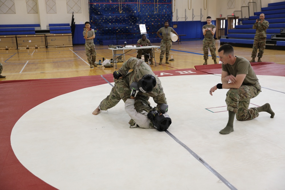 501st Military Intelligence Brigade compete in first brigade-wide combatives tournament
