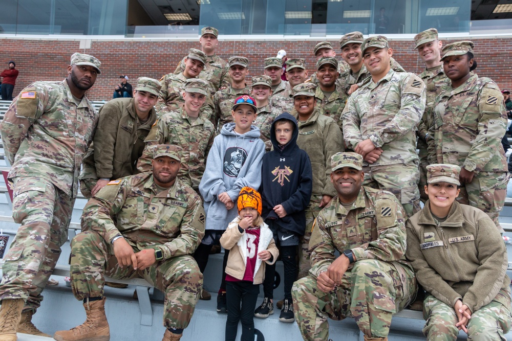 703rd BSB Soldiers recognized at Florida State University Military Appreciation Football Game