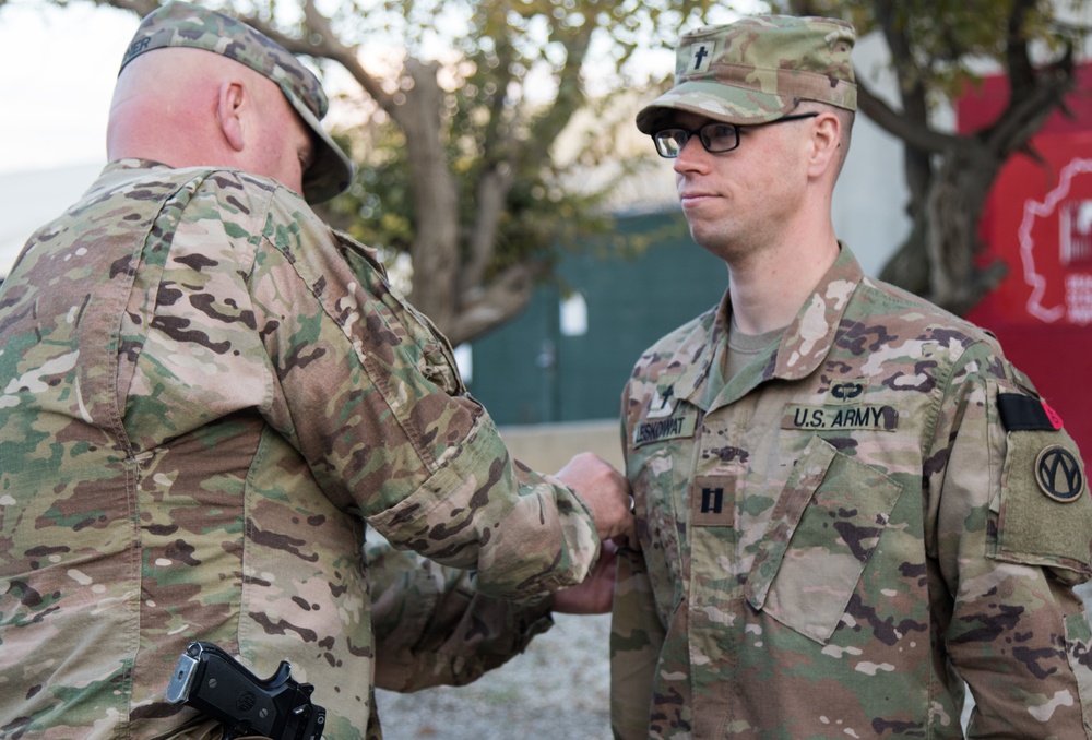 329th Combat Sustainment Support Battalion Patching Ceremony