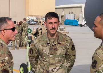 SECAF, CSAF visit Bagram to thank Airmen