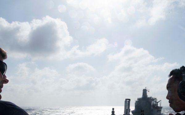 Gabrielle Giffords Conducts Underway Replenishment