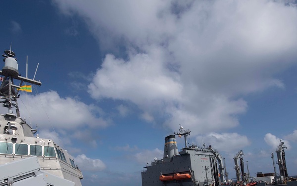 Gabrielle Giffords Conducts Underway Replenishment