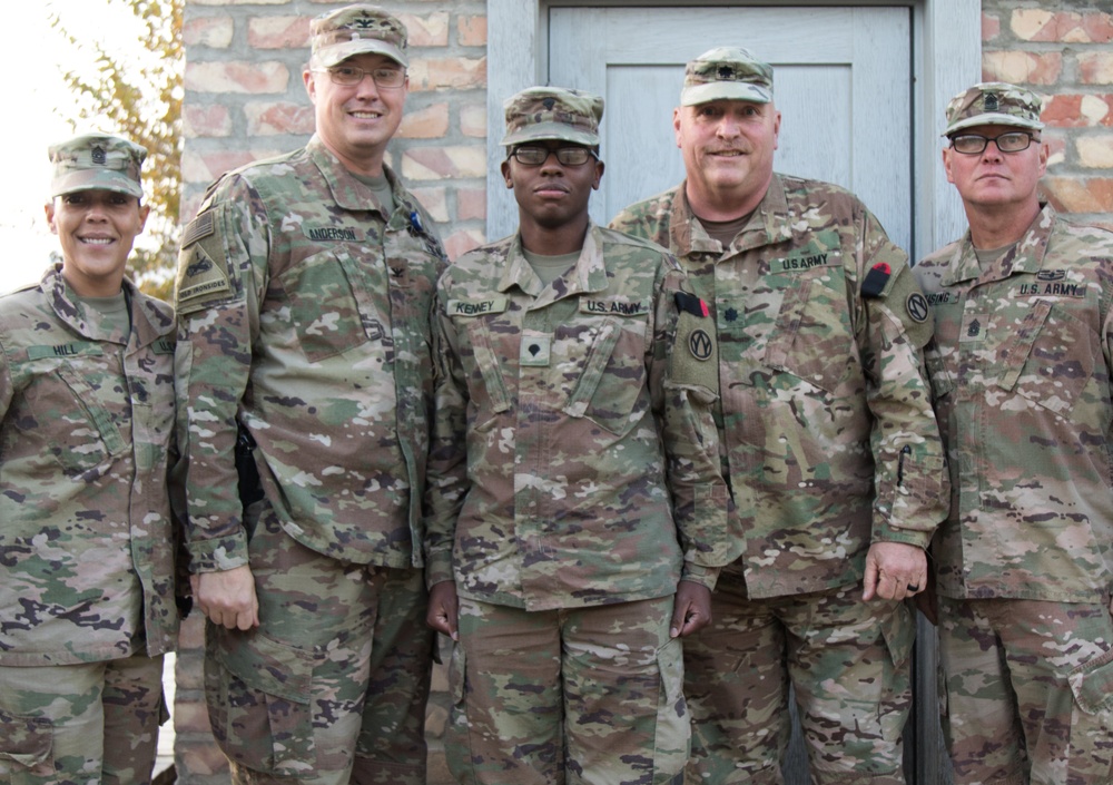 329th Combat Sustainment Support Battalion Patching Ceremony