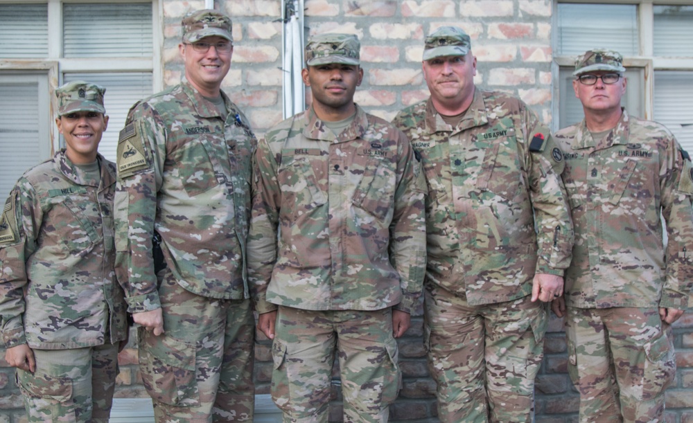 329th Combat Sustainment Support Battalion Paching Ceremony