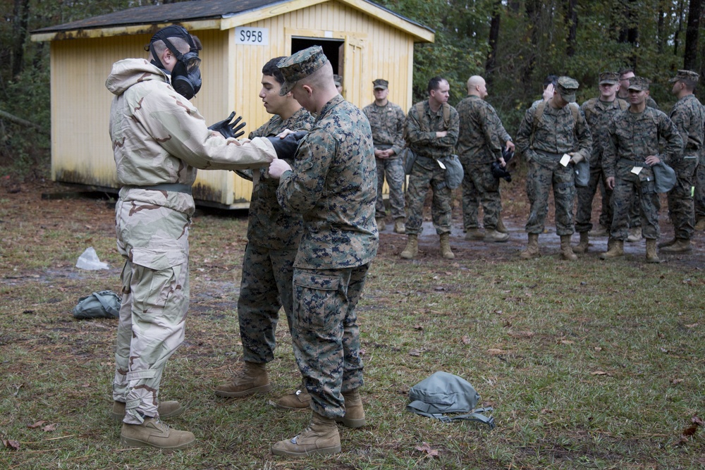 Even the brave cry here: Camp Lejeune Marines conduct gas chamber training