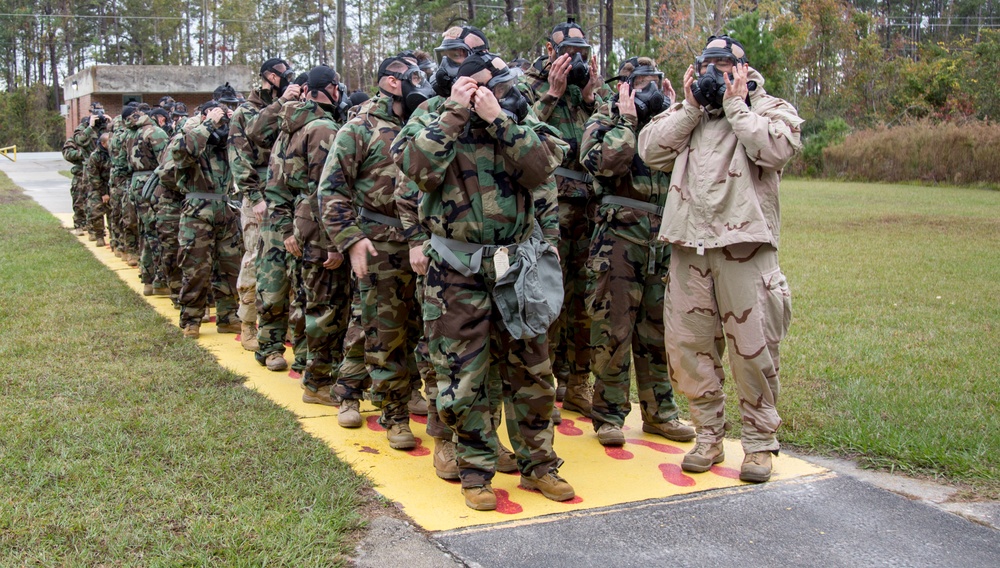 Even the brave cry here: Camp Lejeune Marines conduct gas chamber training