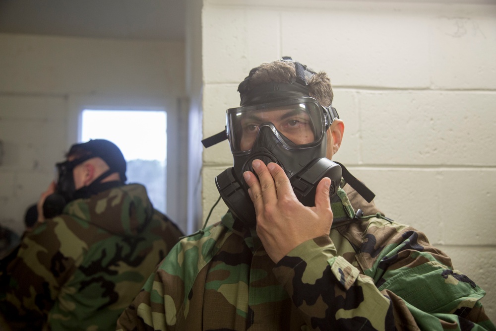 Even the brave cry here: Camp Lejeune Marines conduct gas chamber training