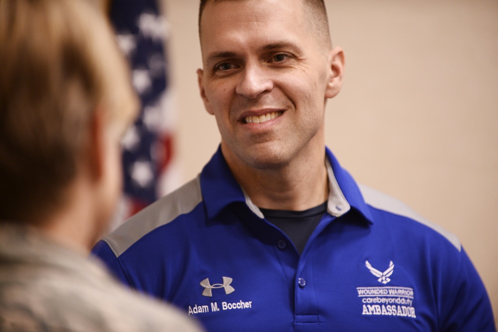 Wounded Warriors visit the Pentagon