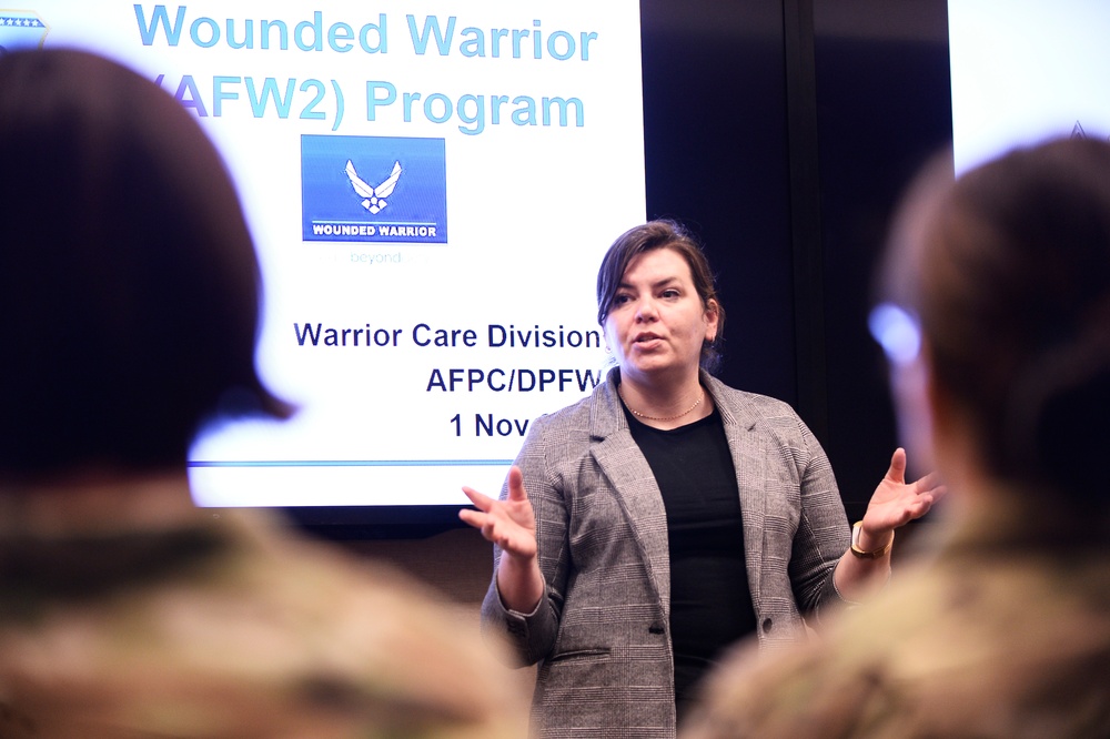Wounded Warriors visit the Pentagon