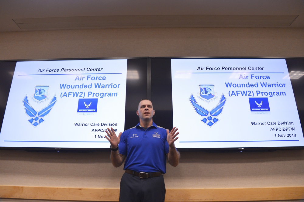 Wounded Warriors visit the Pentagon