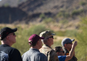 Honorary commanders learn about Luke mission