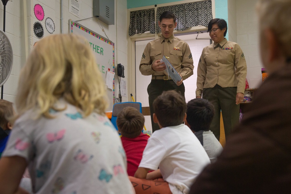 VMU-2 visits Brinson Memorial Elementary School