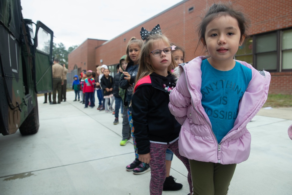 VMU-2 visits Brinson Memorial Elementary School
