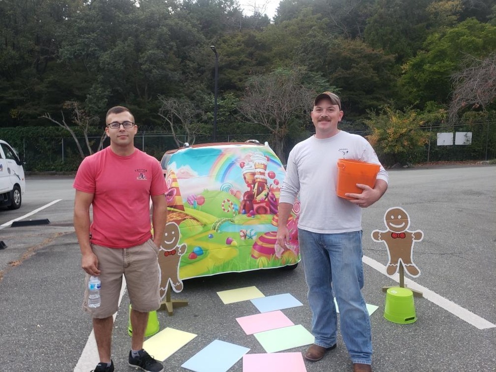 Naval Mobile Construction Battalion 5’s Detail Chinhae participates in a Trunk-or-Treat