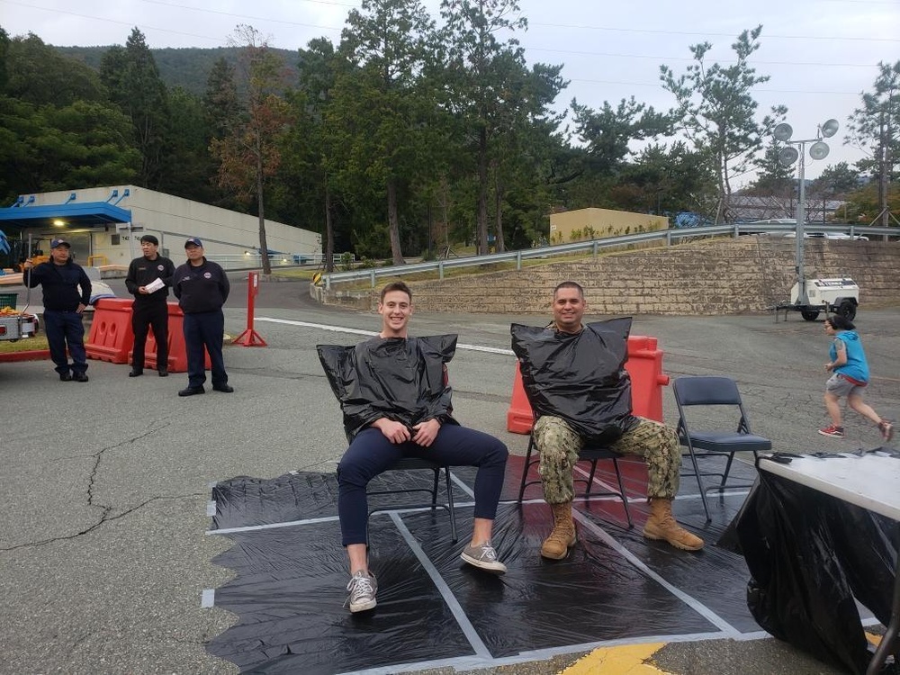 Naval Mobile Construction Battalion 5’s Detail Chinhae participates in a Trunk-or-Treat