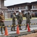 U.S. Navy Seabees deployed with Naval Mobile Construction Battalion 5’s Detail Iwakuni prepare for concrete placement