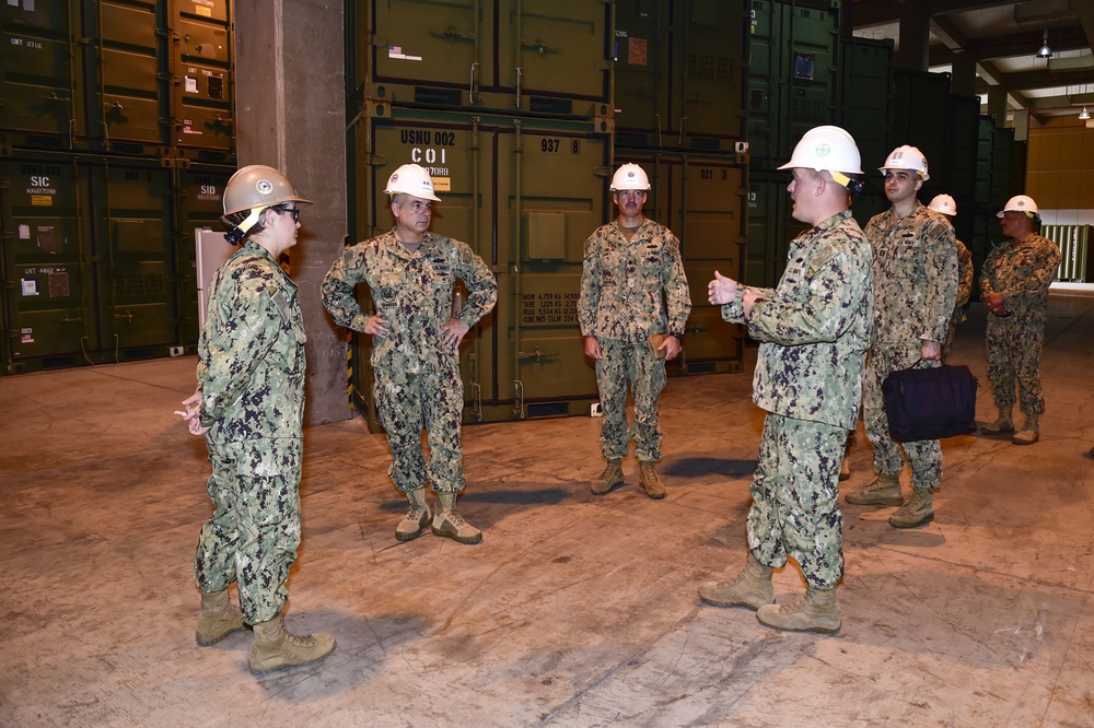 NAVFAC visits NMCB-5 Seabees during INDOPACOM deployment