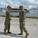 Force Master Chief Delbert Terrell Jr., NAVFAC, visits U.S. Navy Seabees deployed with NMCB-5’s Detail Guam