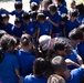 U.S. Navy Seabees deployed with NMCB-5’s Detail Pohnpei attend Pehleng Elementary Opening Ceremony