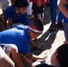 U.S. Navy Seabees deployed with NMCB-5’s Detail Pohnpei attend Pehleng Elementary Opening Ceremony