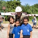 U.S. Navy Seabees deployed with NMCB-5’s Detail Pohnpei attend Pehleng Elementary Opening Ceremony