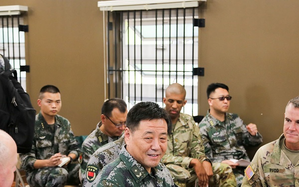 Chinese visits 25th ID