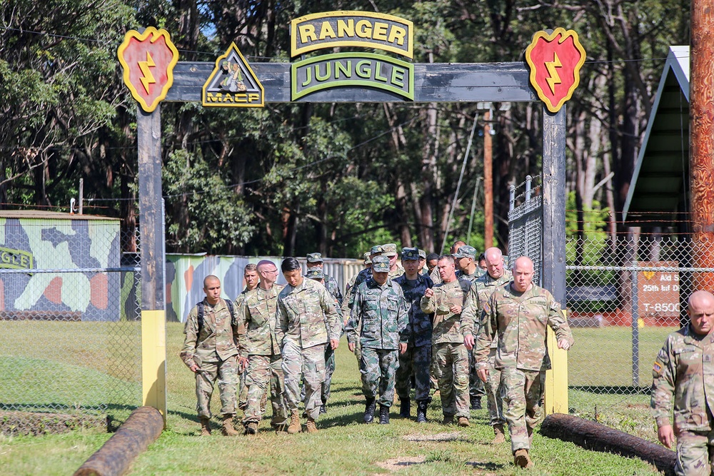 Chinese visits 25th ID