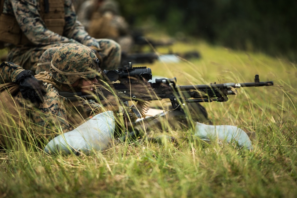 12th Marine Regiment conducts M240 range