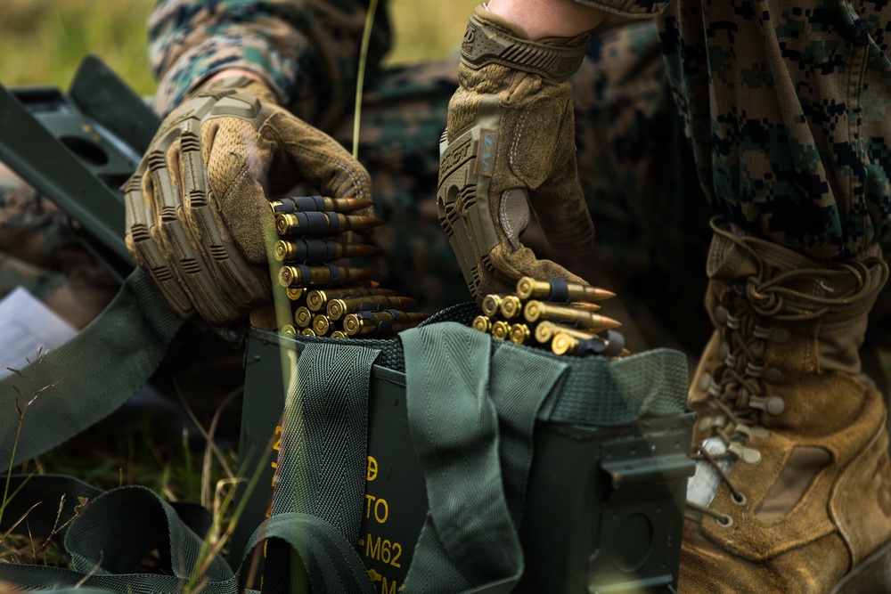 12th Marine Regiment conducts M240 range