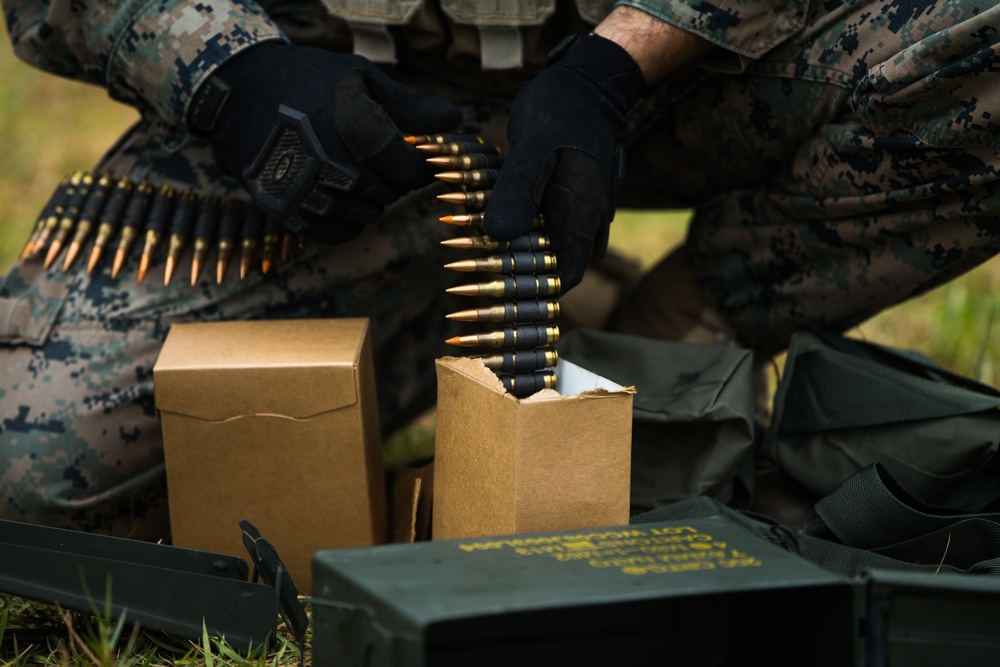 12th Marine Regiment conducts M240 range