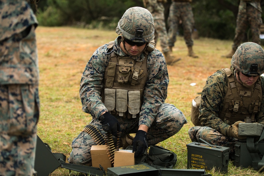 12th Marine Regiment conducts M240 range