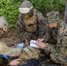 CLB Naval Corpsman and Air Force Pararescuemen conduct mass casualty excercise