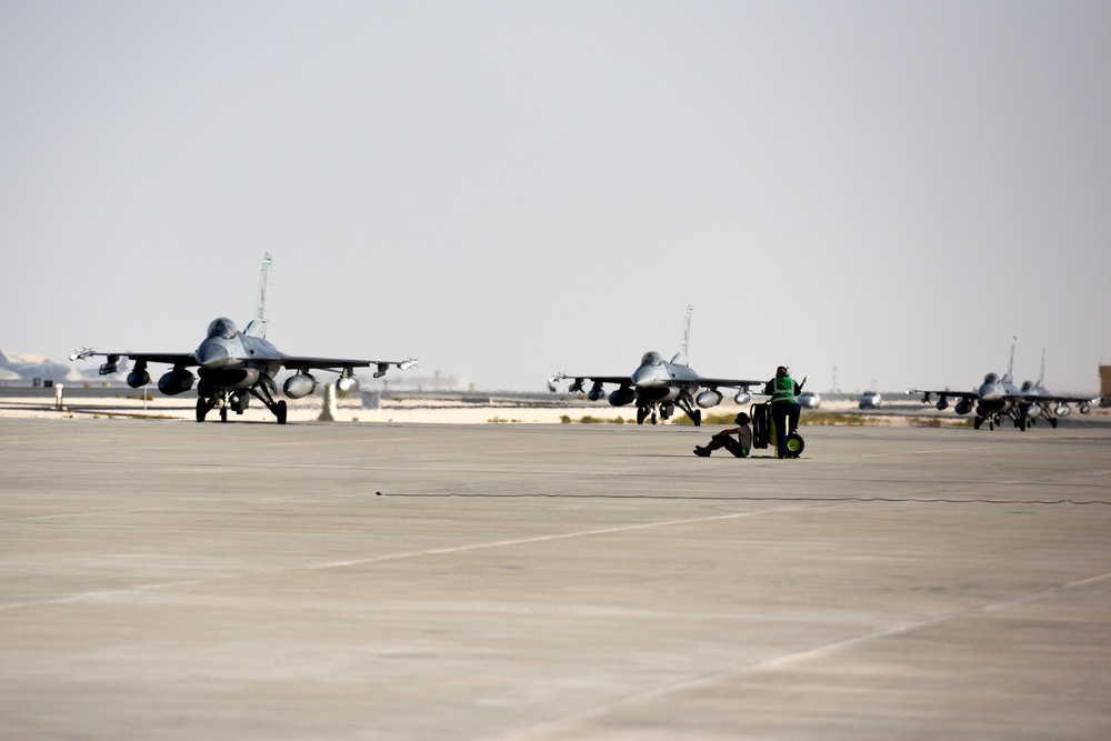 Triple Nickel arrives at Al Udeid