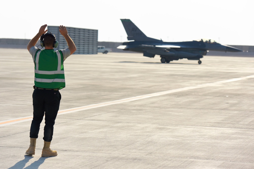 Triple Nickel arrives at Al Udeid