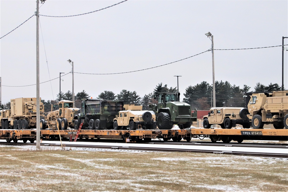 DVIDS - Images - Engineer company Soldiers unload vehicles, equipment ...