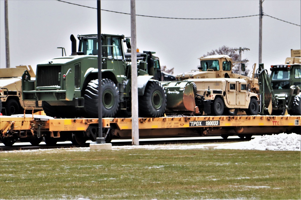 DVIDS - Images - Engineer company Soldiers unload vehicles, equipment ...