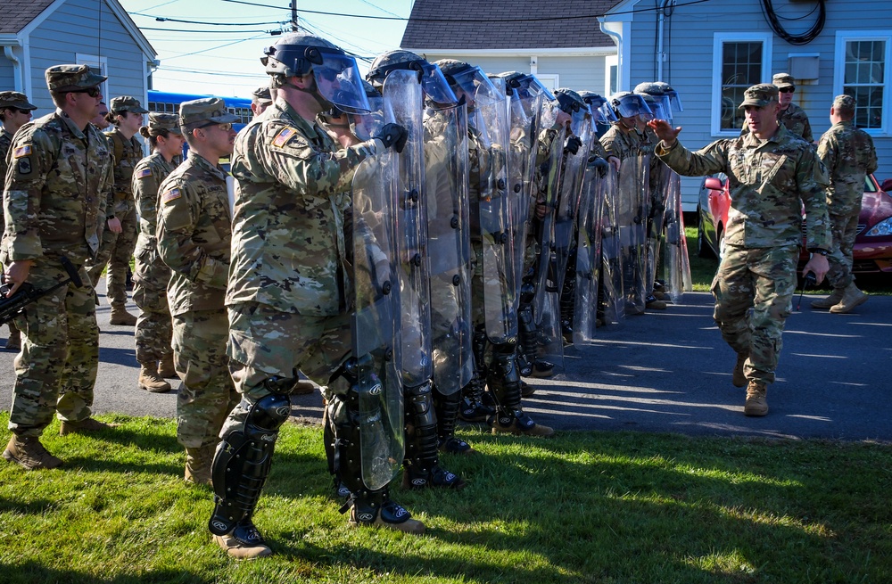 Rhode Island National Guard Reaction Force Validation Exercise