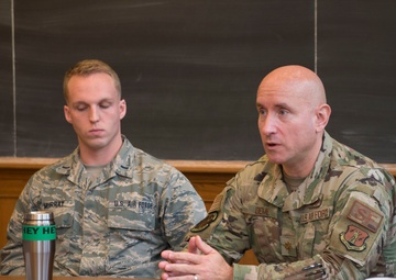 Air Force officers prepare cadets for leadership
