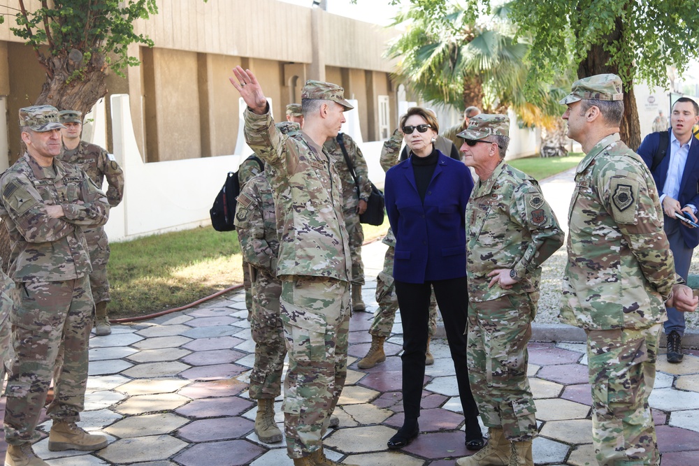 25th Secretary of the Air Force, Honorable Barbara M. Barrett and Air Force Chief of Staff General David Goldfein visits Iraq