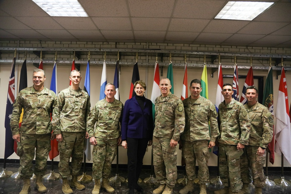 Secretary of the Air Force, Honorable Barbara M. Barrett and Air Force Chief of Staff General David Goldfein visits Iraq