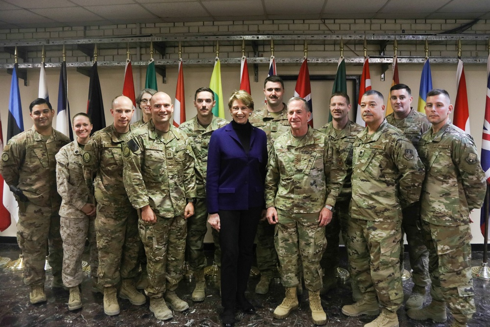 Air Force Chief of Staff and The Secretary of the Air Force visit Troops in Baghdad, Iraq