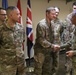 Air Force Chief of Staff General David Goldfein present coins of excellence to deployed troops in Iraq