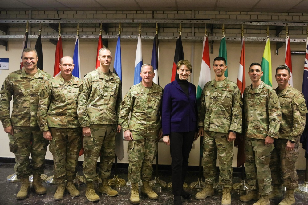 25th Secretary of the Air Force, Honorable Barbara M. Barrett and Air Force Chief of Staff General David Goldfein visits Iraq