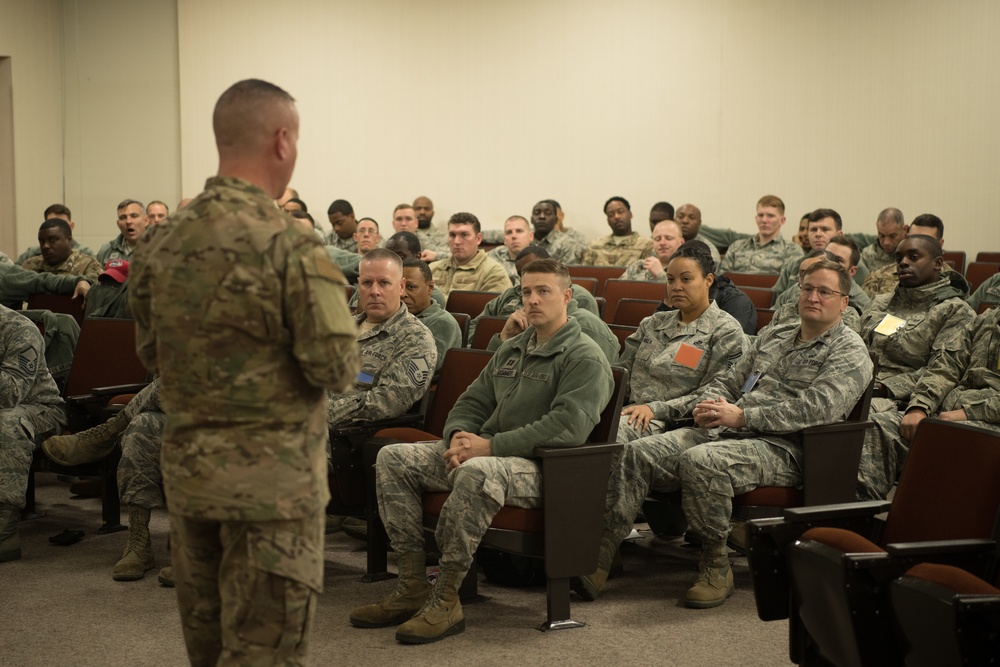 RED HORSE squadron conducts field training exercise.