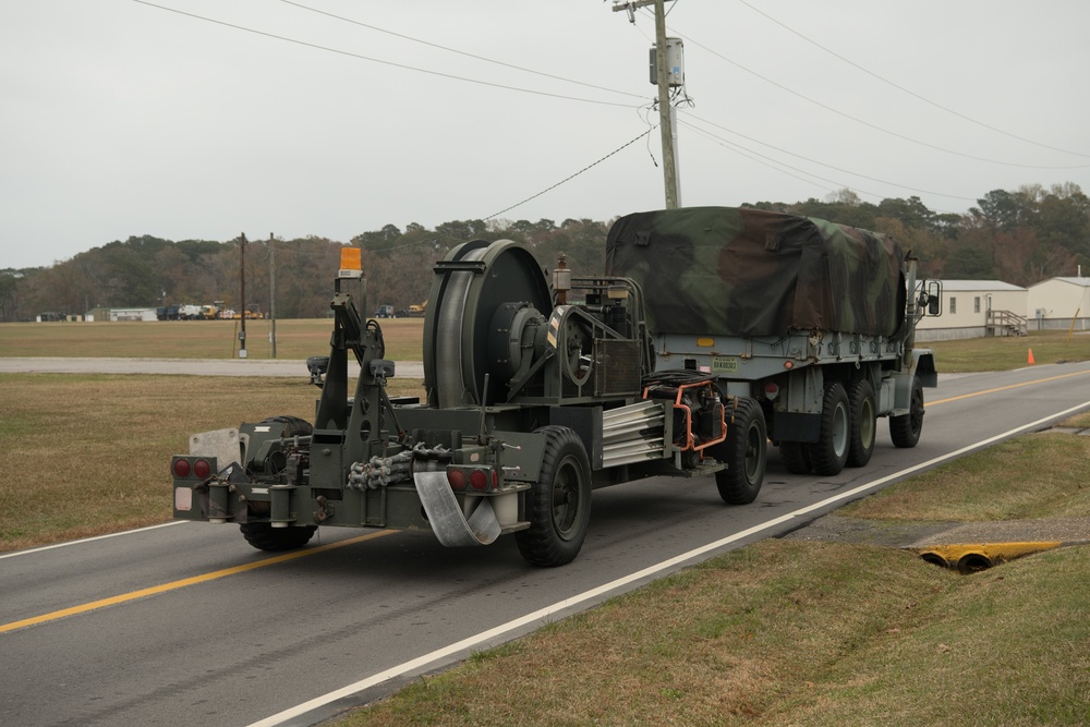 RED HORSE squadron conducts field training exercise.